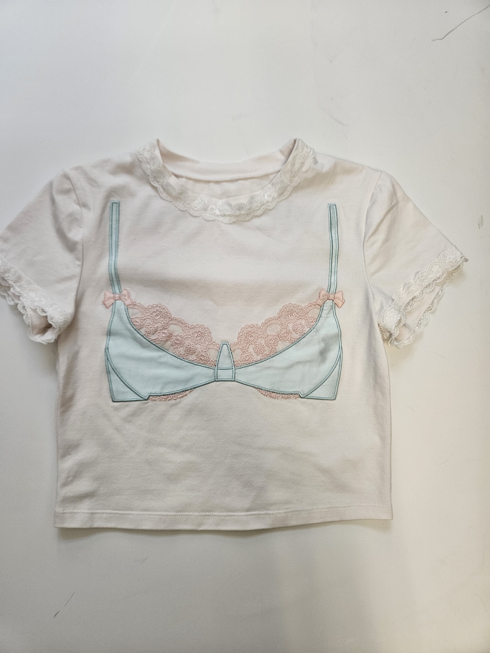 Salcarlett Gasque Lace-Trim an Bra Embroidery
